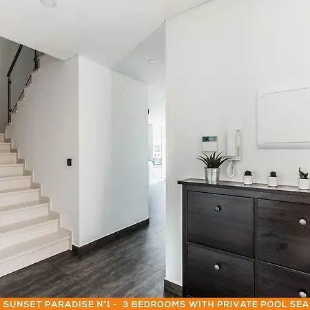 Sunset Paradise - Luxury With Private Pool, Sea View & Rooftop