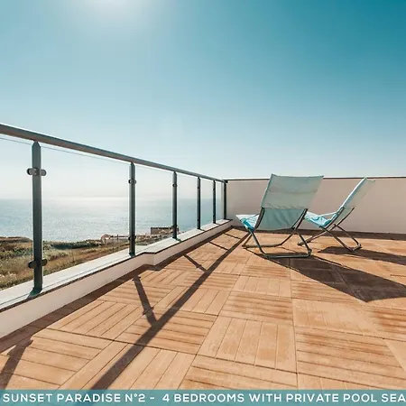Sunset Paradise - Luxury With Private Pool, Sea View & Rooftop *
