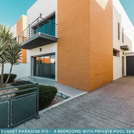 Sunset Paradise - Luxury With Private Pool, Sea View & Rooftop Lourinhã